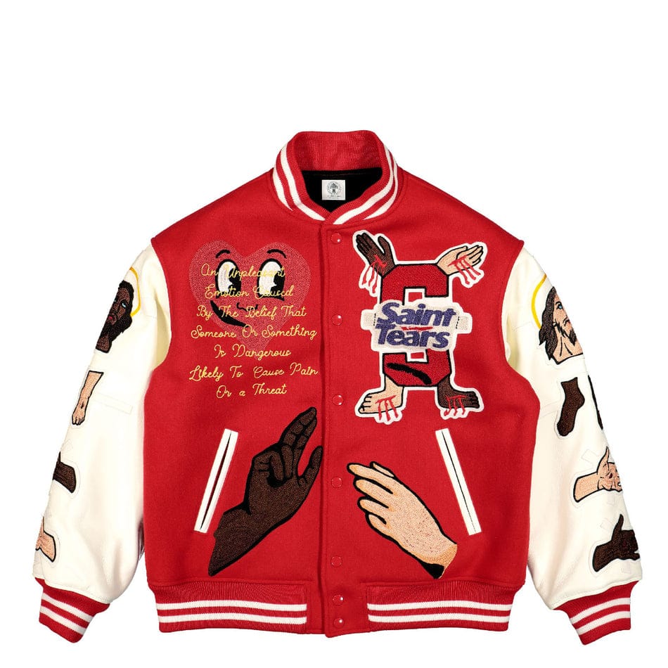 Choose Your Savior Varsity Jacket Red