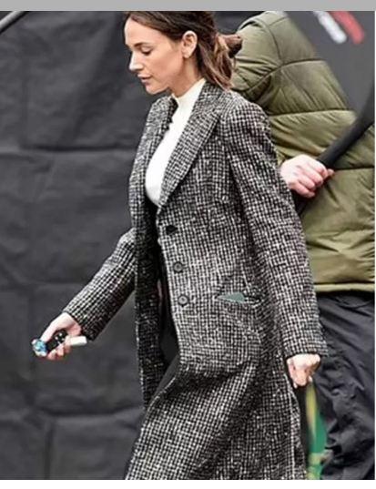 Fool Me Once Michelle Keegan Longline Tweed Coat