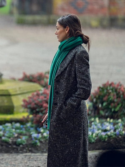 Fool Me Once Michelle Keegan Longline Tweed Coat