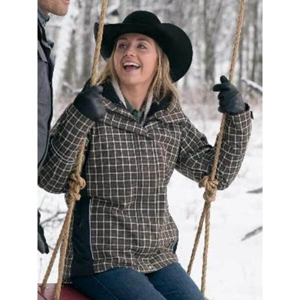 Amy Fleming Heartland Plaid Jacket