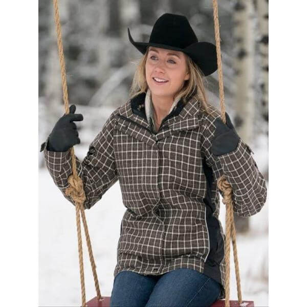 Amy Fleming Heartland Plaid Jacket