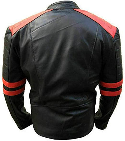 Men's Asymmetrical Zipper Brando Biker Jacket