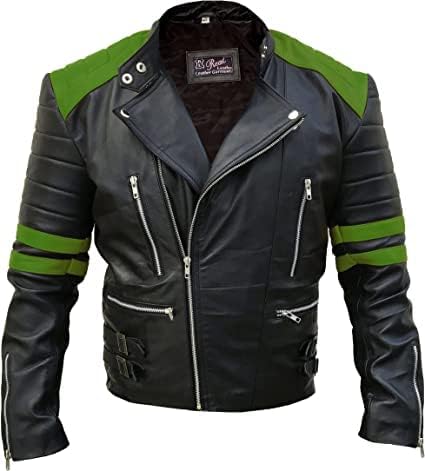 Men's Asymmetrical Zipper Brando Biker Jacket