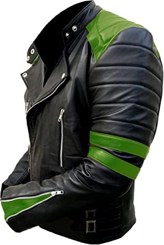 Men's Asymmetrical Zipper Brando Biker Jacket