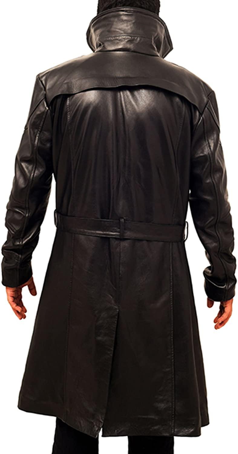 Blade Runner 2049 Shearling Leather Trench Coat