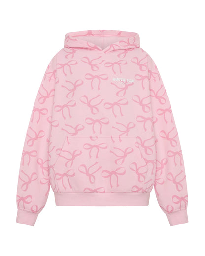 White-Fox-Bow-Pink-Hoodie-Womens