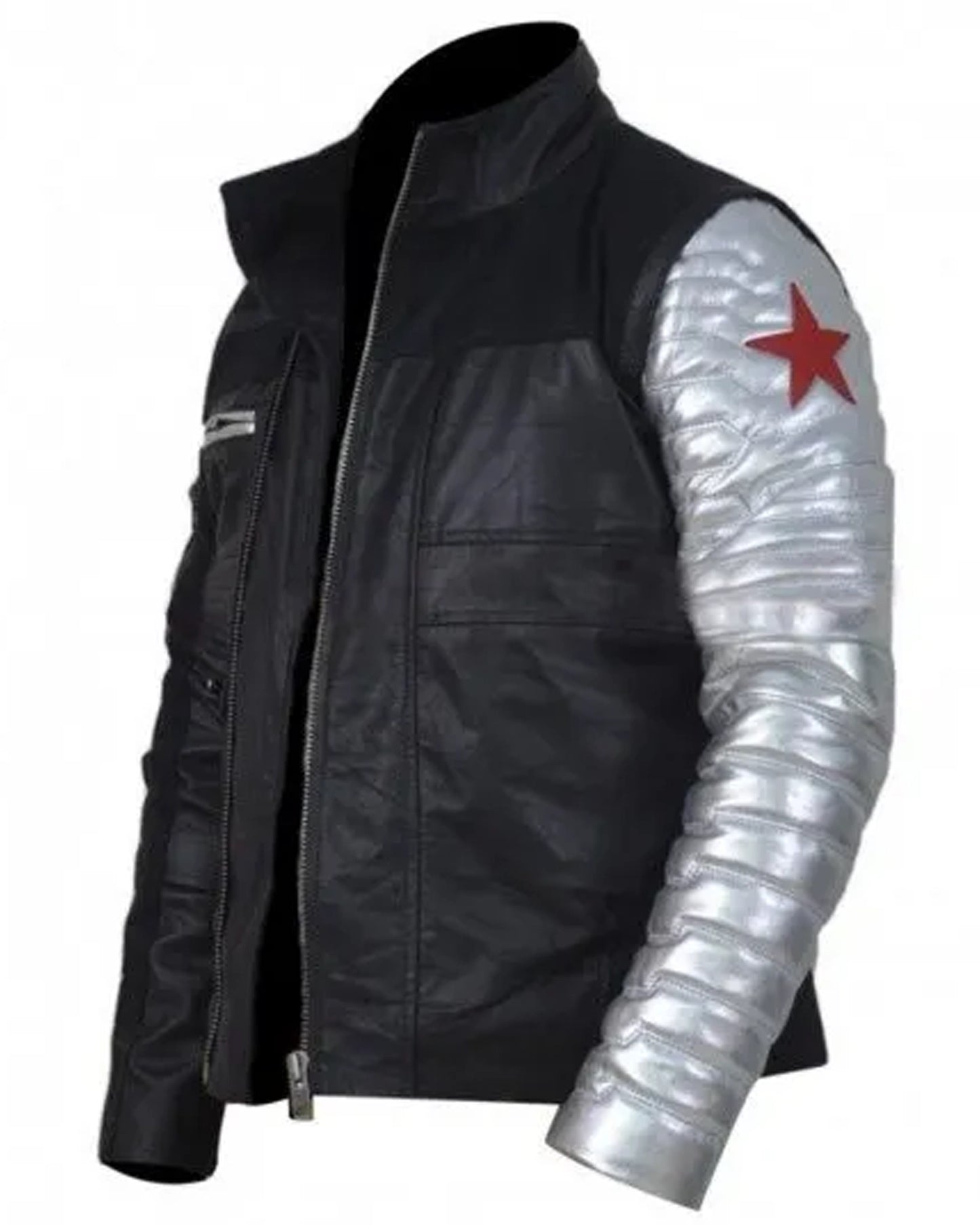 Winter-Soldier-Civil-War-Bucky-Barnes-Black-And-White-Leather-Jacket