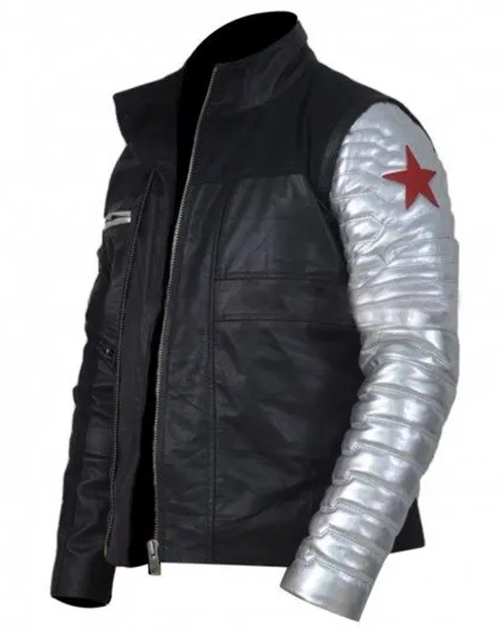 Winter-Soldier-Civil-War-Bucky-Barnes-Black-And-White-Leather-Jacket
