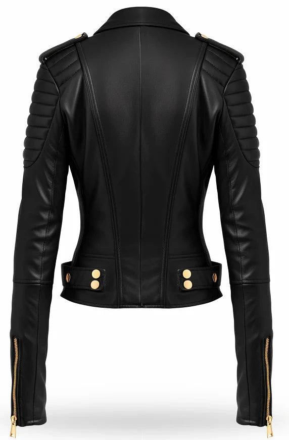 Women-Black-Quilted-Designer-Leather-Jacket-BackView