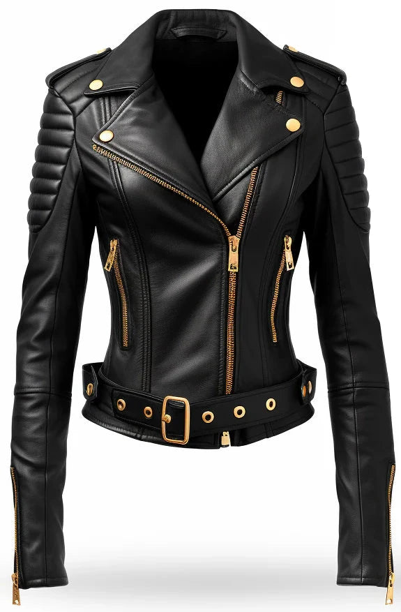 Women-Black-Quilted-Designer-Leather-Jacket