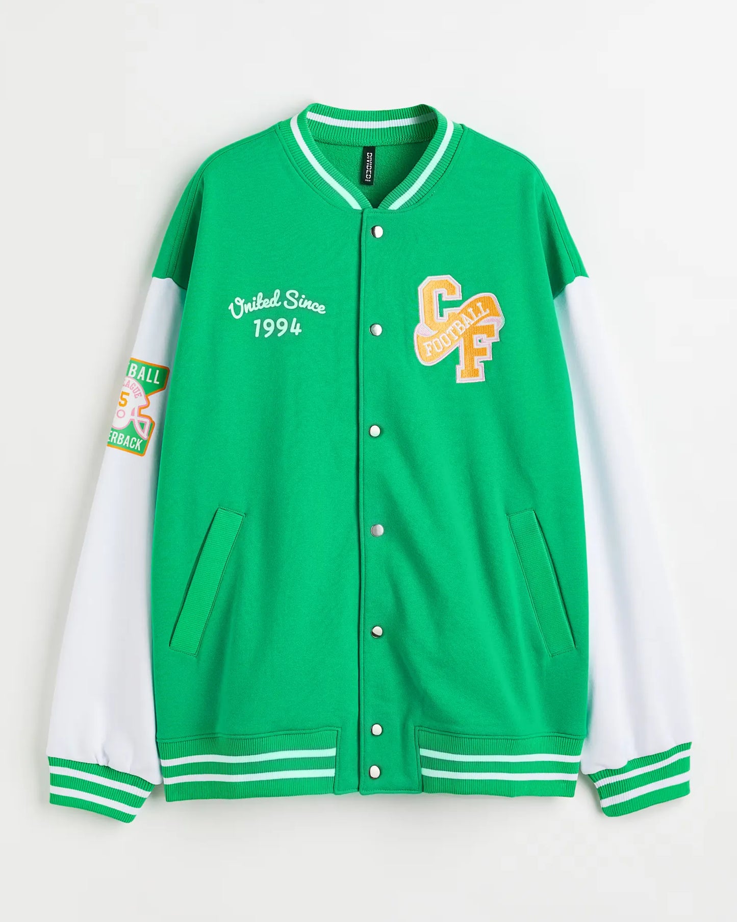 Womens-Varsity-Jacket-hm-Green