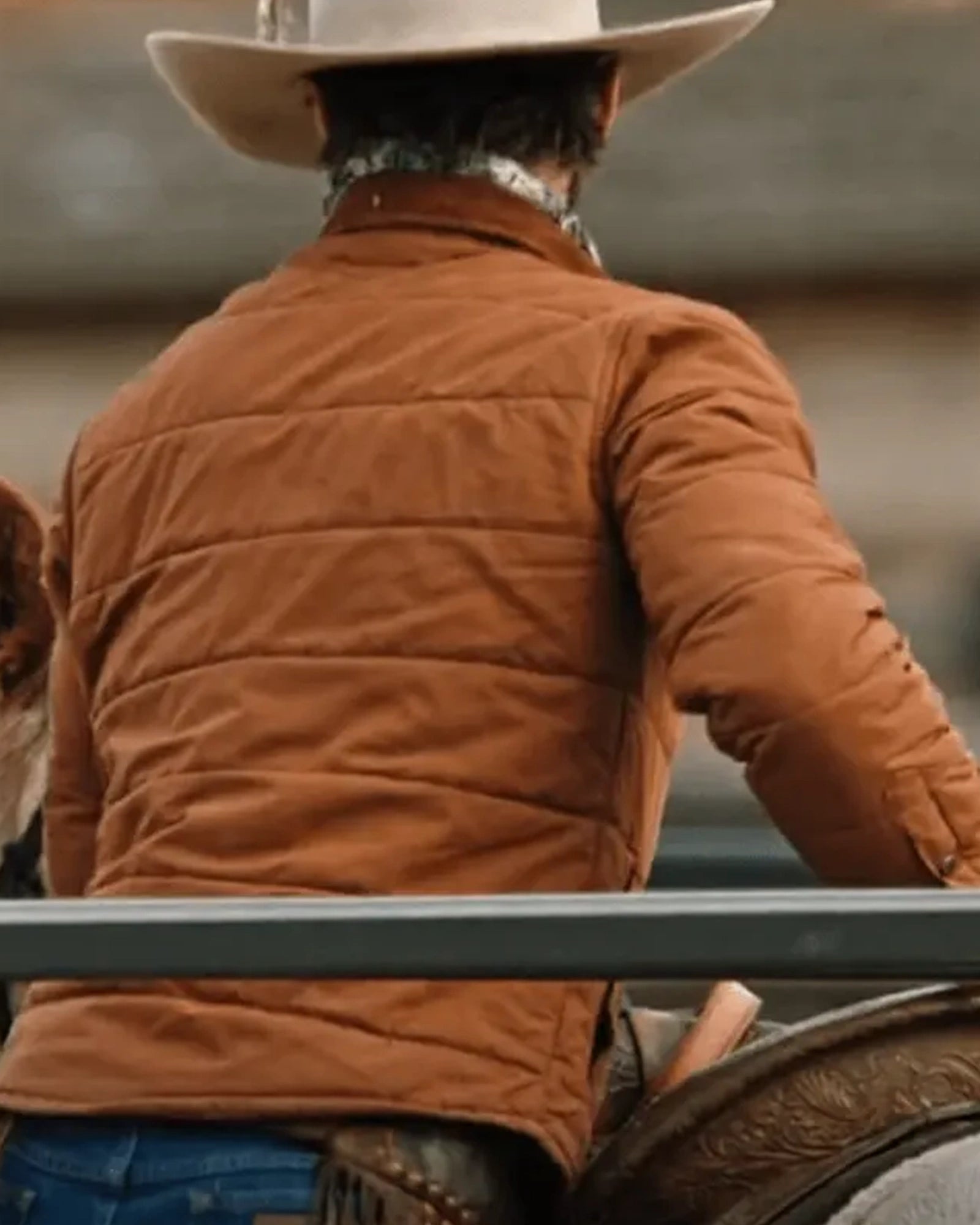 Yellowstone-S04-Walker-Brown-Puffer-Jacket