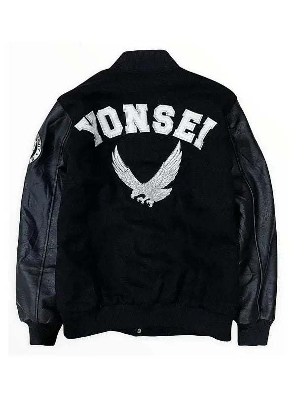 Yonsei-University-Black-Varsity-Jacket