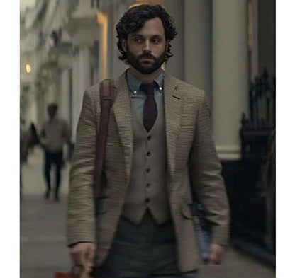 You_Season_4_Penn_Badgley_Checkered_Blazer
