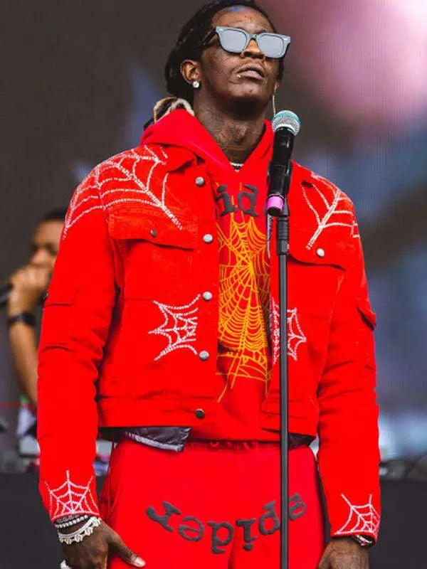 Young_Thug_Spider_Red_Denim_Jacket_Sale