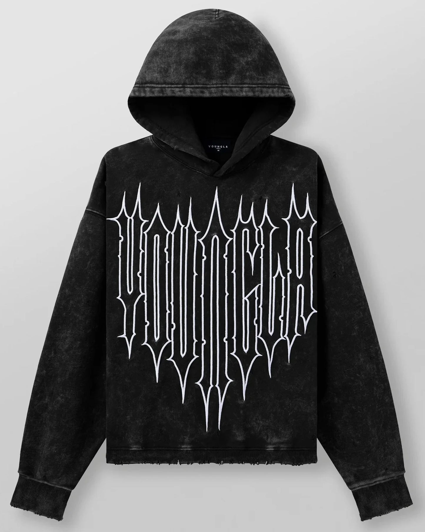 Youngla_Black_Wash_Hoodie_Buy