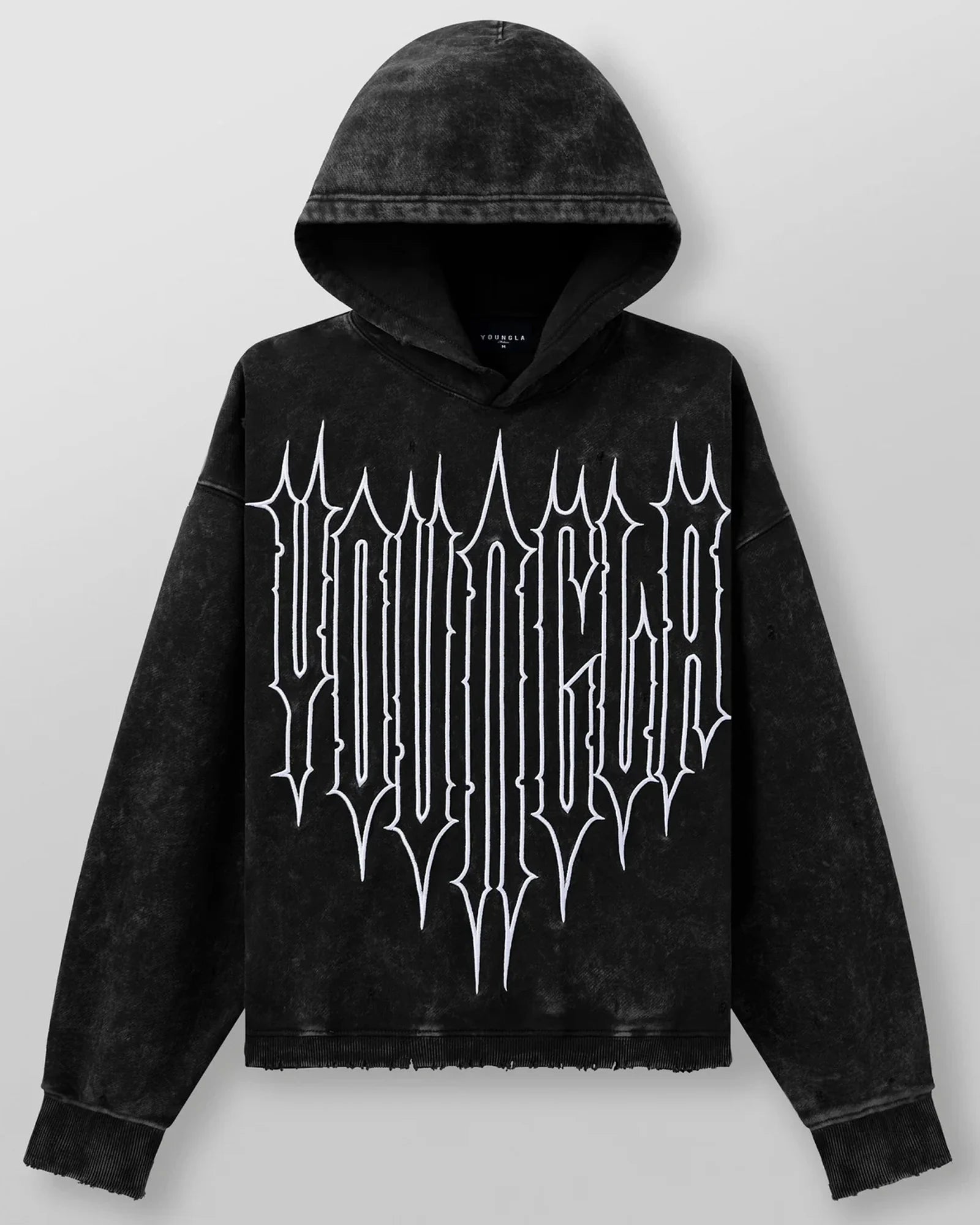 Youngla_Black_Wash_Hoodie_Buy