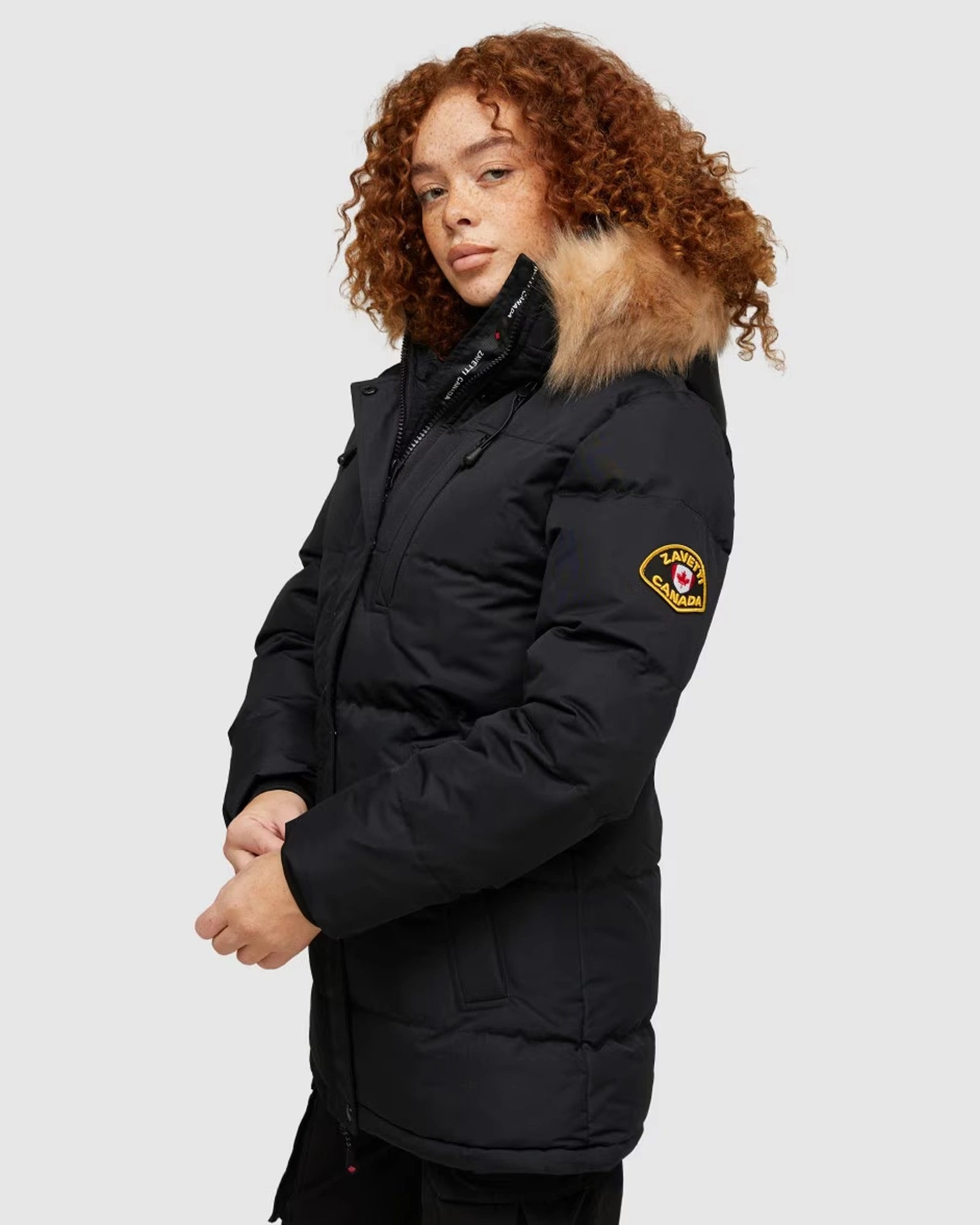Zavetti-Canada-Womens-Goshawa-Puffer-Parka-Jacket-Black