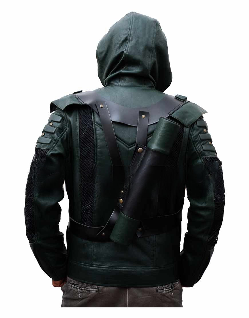 Halloween Jacket - Black Stephen Amell Season 5 Jacket