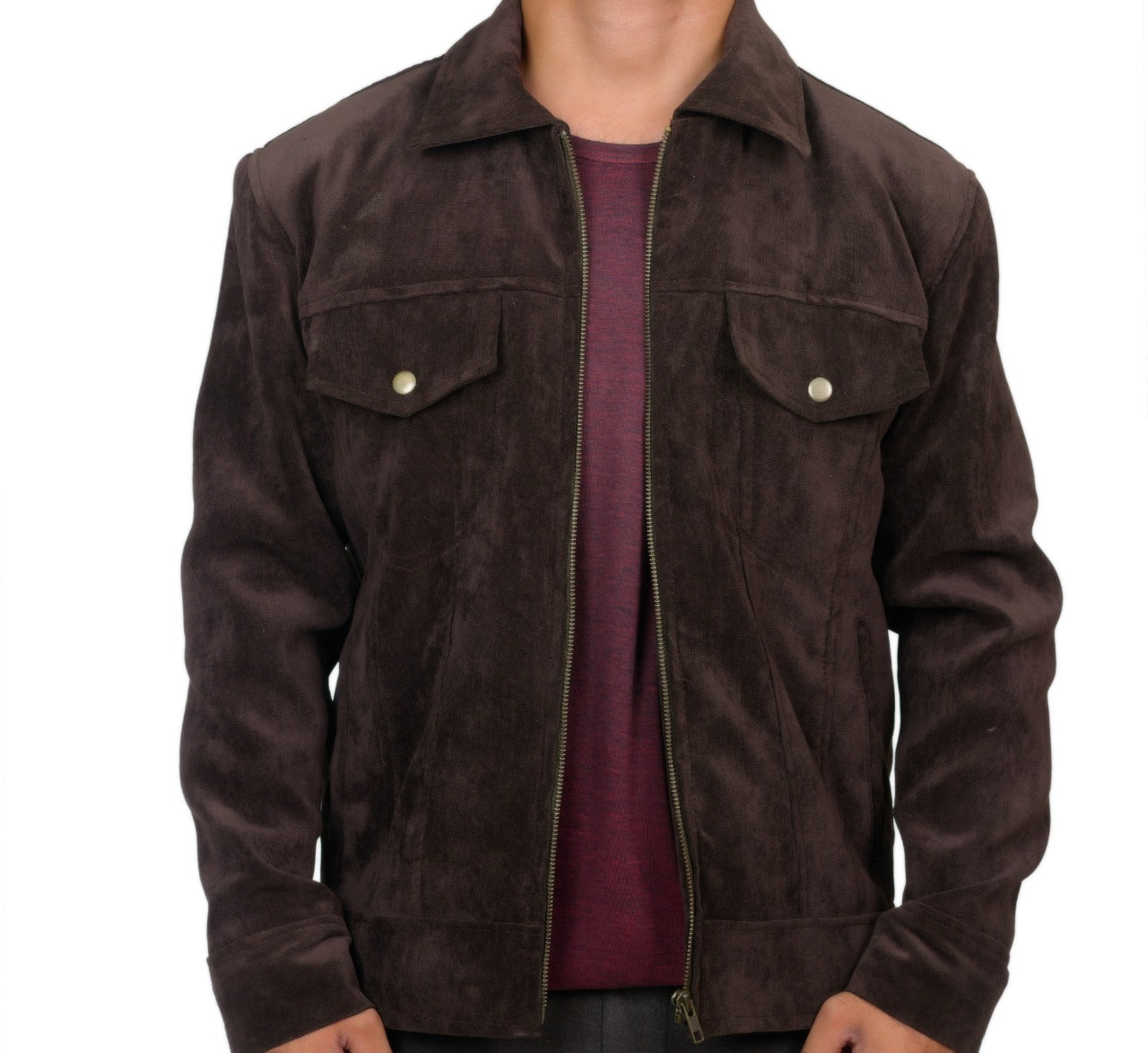 Classic Sheep Skin Suede Leather Jacket