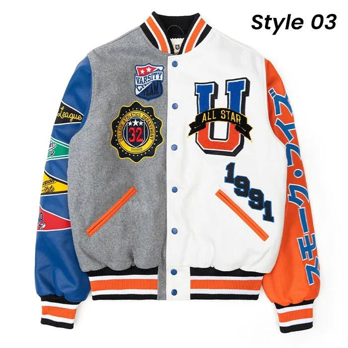 All Star Varsity Jacket Men, Multi