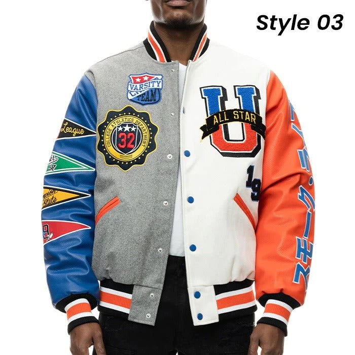 All Star Varsity Jacket Men, Multi