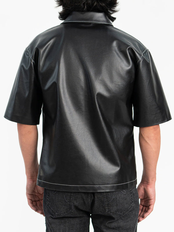buy-leather-button-down-shirt