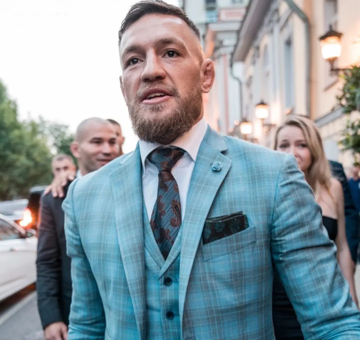 Conor McGregor Green Suit
