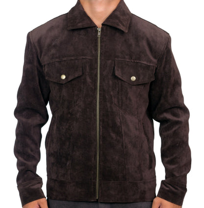 Classic Sheep Skin Suede Leather Jacket