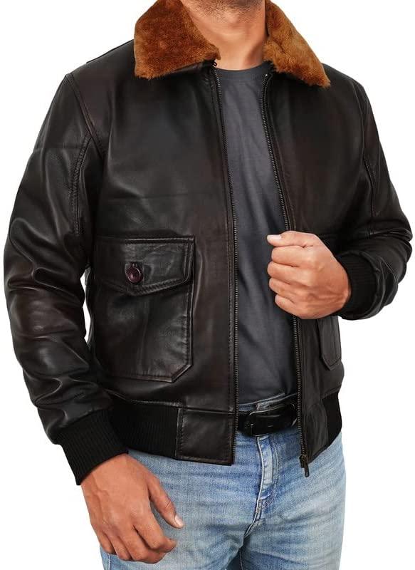 Flight Pilot British Bomber Jacket Men