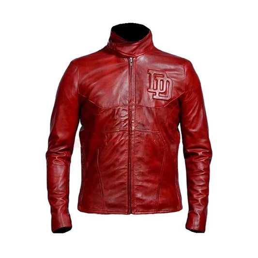 Daredevil Ben Affleck Red Leather Jacket