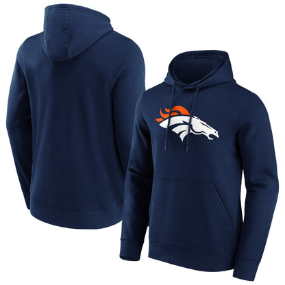 denver broncos alternate colour logo hoodie men
