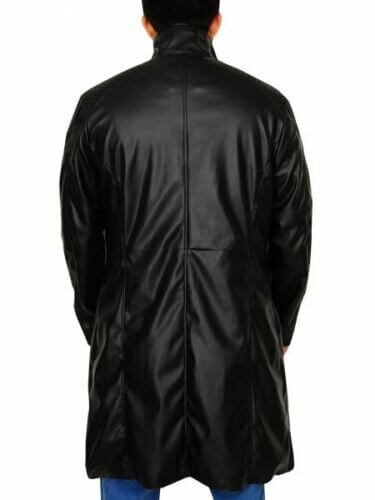 Halloween Jacket - Pitch Leather Movie Jacket Men Black