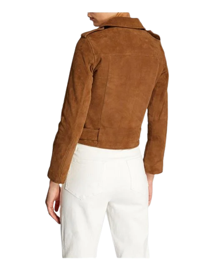 AllSaints Suede Jacket Women, Brown