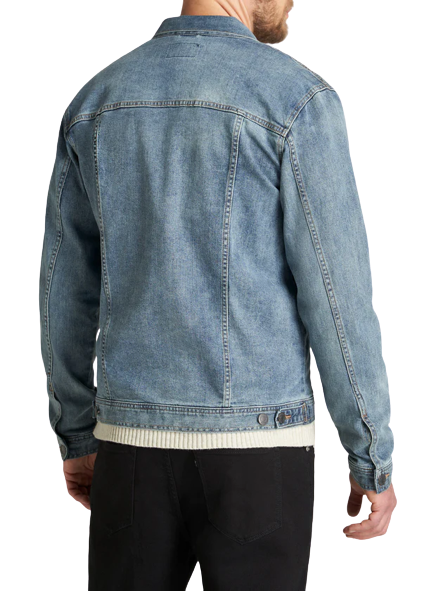 Men's Denim Sherpa Tall Jacket, Denim Jacket