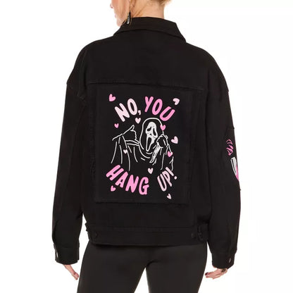 halloween jean jacket