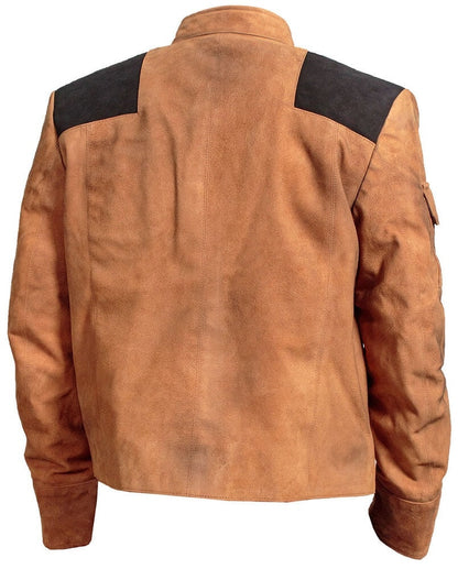 Han Solo Star Movie Jacket, Brown Leather