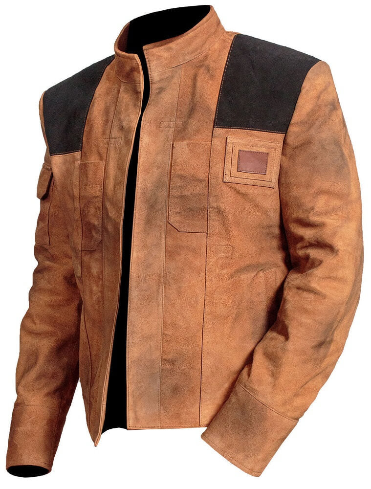 Han Solo Star Movie Jacket, Brown Leather