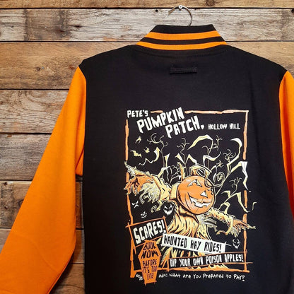 Halloween Jacket - Pete's Pumpkin Patch Varsity Jacket