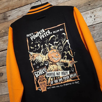 Halloween Jacket - Pete's Pumpkin Patch Varsity Jacket