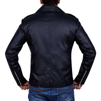 Walking Dead Negan Black Leather Jacket