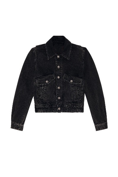 Black Denim Jacket Women, Diesel 'De-Tracy'