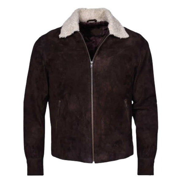 Andrew Lincoln Suede Leather Jacket, Brown