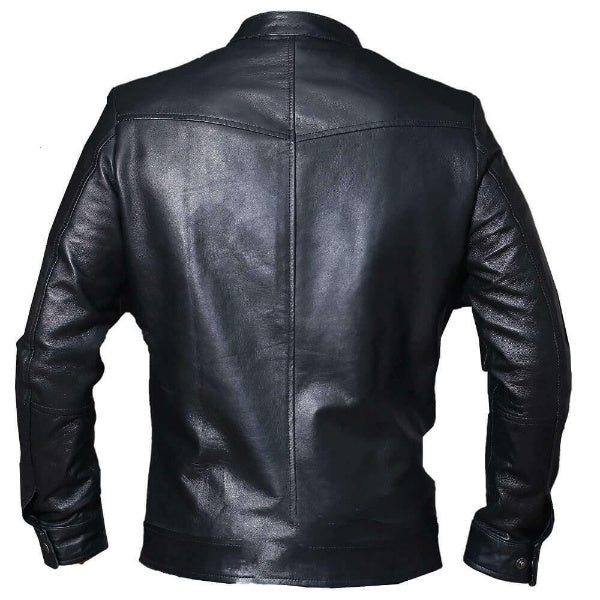 Reggie Mantle Riverdale Leather Motorcycle Jacket, Back