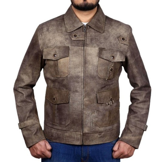 The Expendables Movie Jacket Men Brown