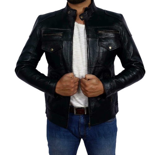 Real Biker Genuine Leather Jacket