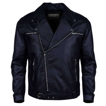 Walking Dead Negan Black Leather Jacket
