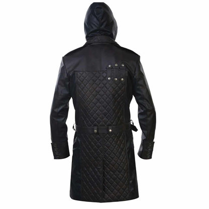 Halloween Jacket - Creed Hoodie Leather Jacket Men