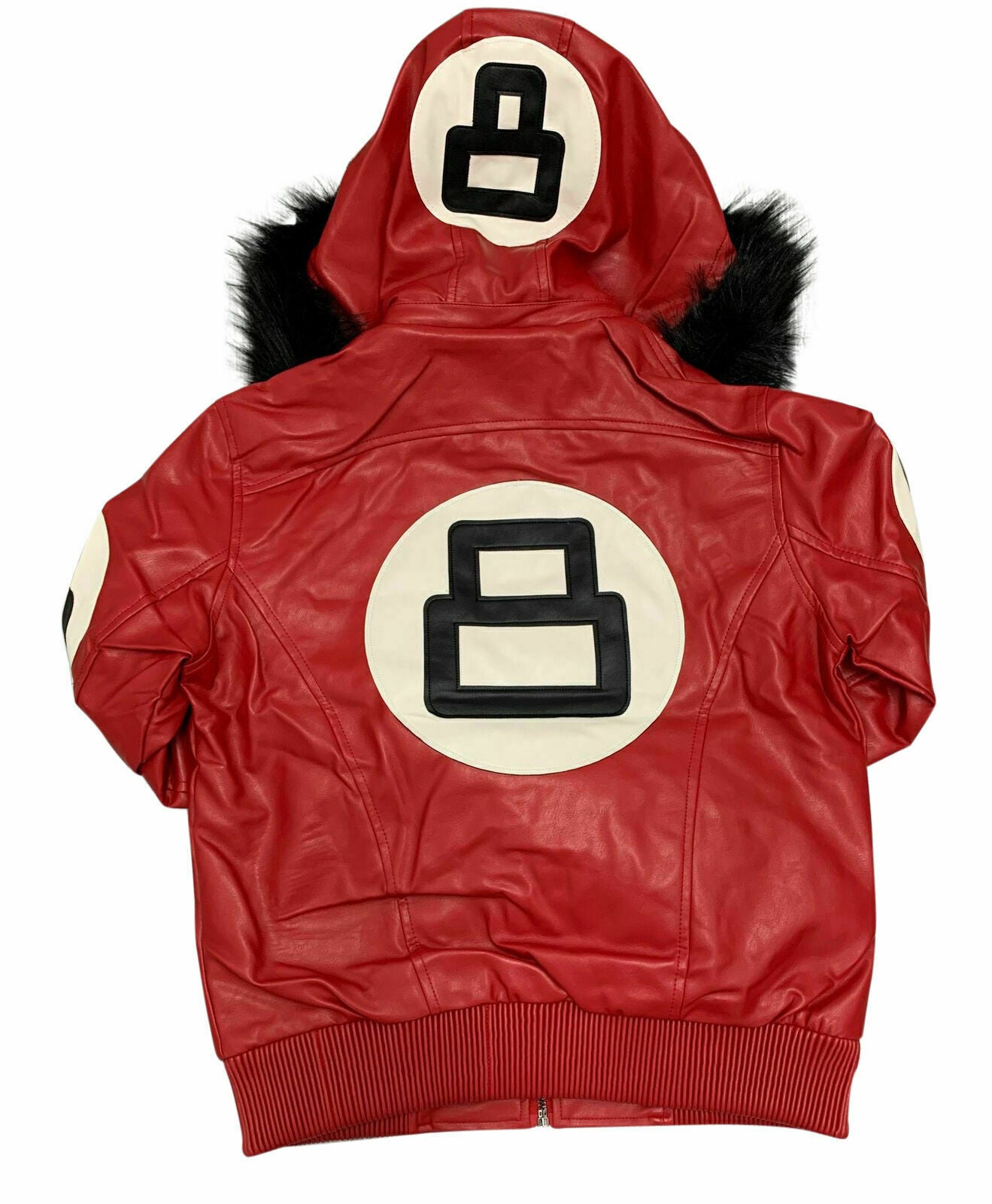 Halloween Jacket - 8 Ball Navy Leather Movie Jacket