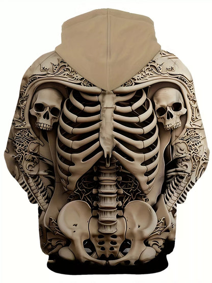 skull 3d hoodie​